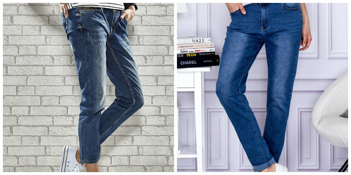spodnie mom's jeans