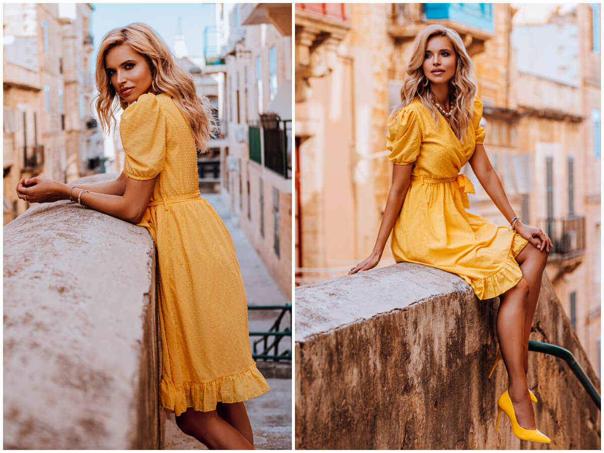 Kolor żółty w stylizacjach – outfit idealny na lato
