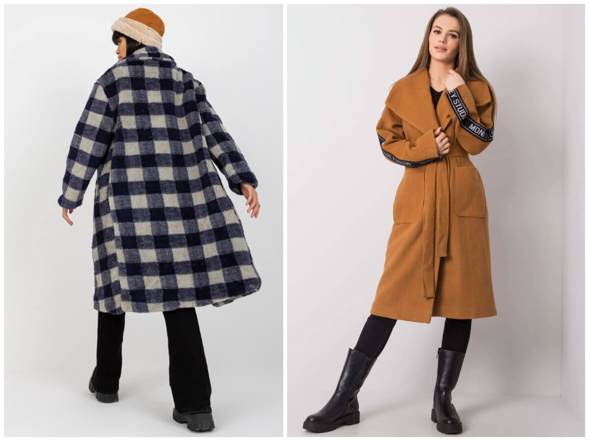 Ciepły i stylowy płaszcz zimowy damski z kolekcji sklepu online.