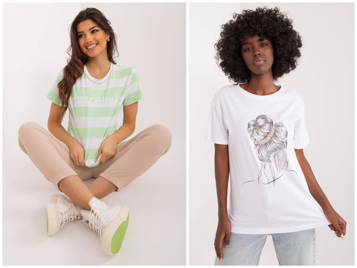 T shirt damski – odkryj unikalne modele do wiosennych stylizacji!
